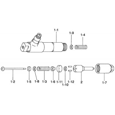Denso 193400-0330 tryska DLLA145P1033 vstřikovače 093500-818# Kubota V3800DI-TE3