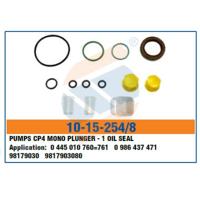 OMS 10-15-254/8 zestaw uszczelka Bosch CP4 0445010760, 0445010761