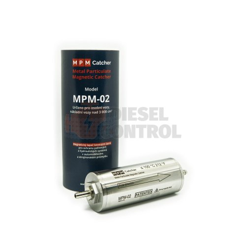 Ochrana vstřikovačů - Magnetický lapač kovových částic MPM-02 pro osobní vozy, nákladní vozy nad 3000 cm³