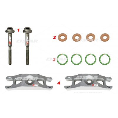 Star 60.124/35 CLAMPING KIT INJECTOR SIEMENS VDO A2C59513554