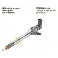 Aumovio VDO 2802002039180 O-ring CR Injector VW WHT000884 (03L130277B/S)