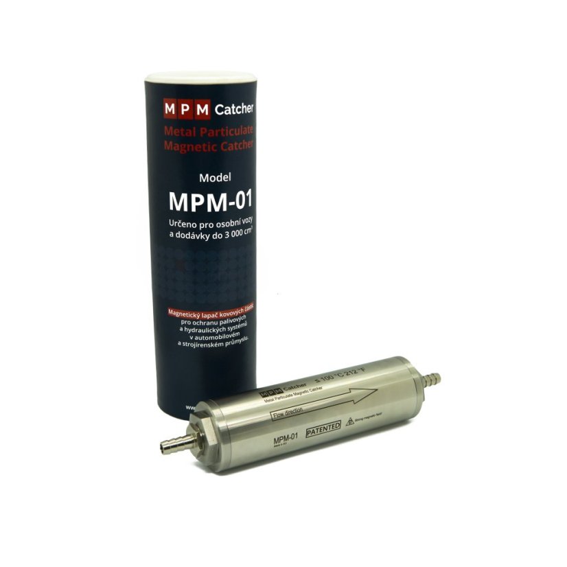 Ochrana vstřikovačů - Magnetický lapač kovových částic MPM-01 pro osobní vozy a dodávky do 3000 cm3