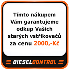 Sada 4x Vitesco 562 0001 10 / A2C9626040080 genuine PZO vstřikovač 03L130277S,3 bar 1,6TDI