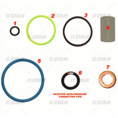 Star 60.211/10 REPAIR KIT INJ/C-R SCANIA XPI (COMPLETE INT+EXT)