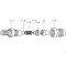 Denso 093500-3840 kit holder injector with nozzle