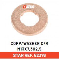 Star 52376 COPP/WASHER C/R m13X7 3X2 5 (Ref/-9001-850F=F00VC17505)